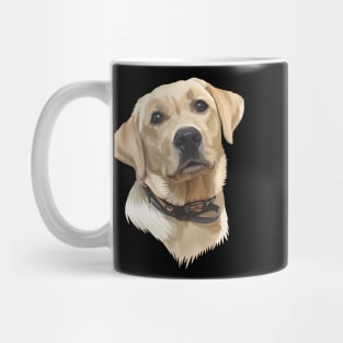 brown dog vector Mug